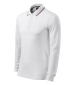 Tricou polo pentru bărbaţi Contrast Stripe LS 258
