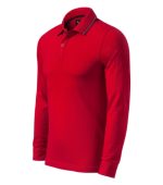Tricou polo pentru bărbaţi Contrast Stripe LS 258
