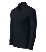 Tricou polo pentru bărbaţi Contrast Stripe LS 258
