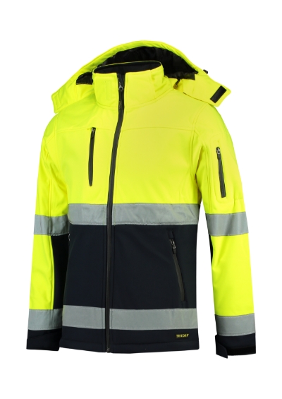 Jachetă softshell unisex Bi-color EN ISO 20471 Softshell T52